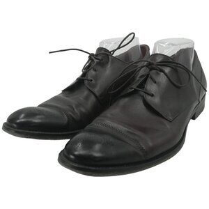 Boss Hugo Boss Lace Up Cap Toe Leather Brown Oxford Shoes Size 7 Mens Derby
